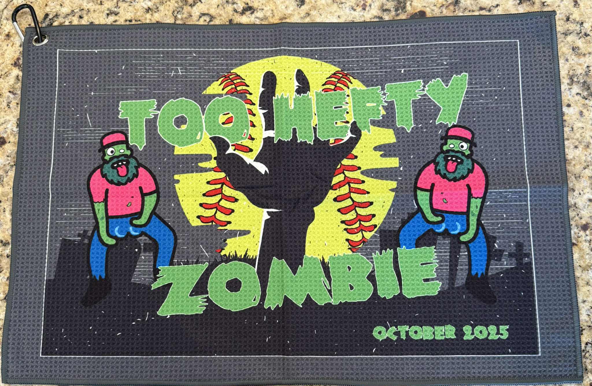 Too Hefty Zombie Towel