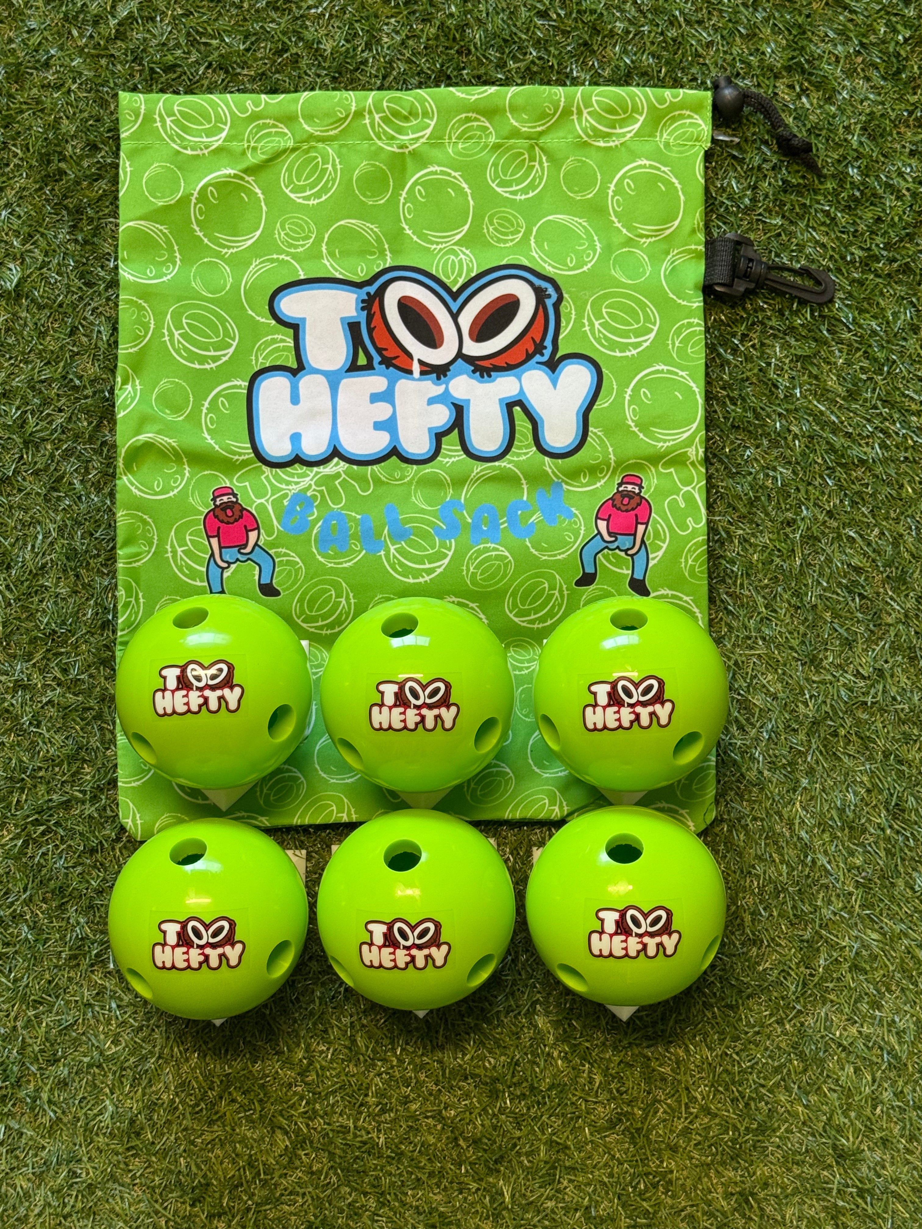 Lime Time 6 Pack And Sack Too Hefty Balls