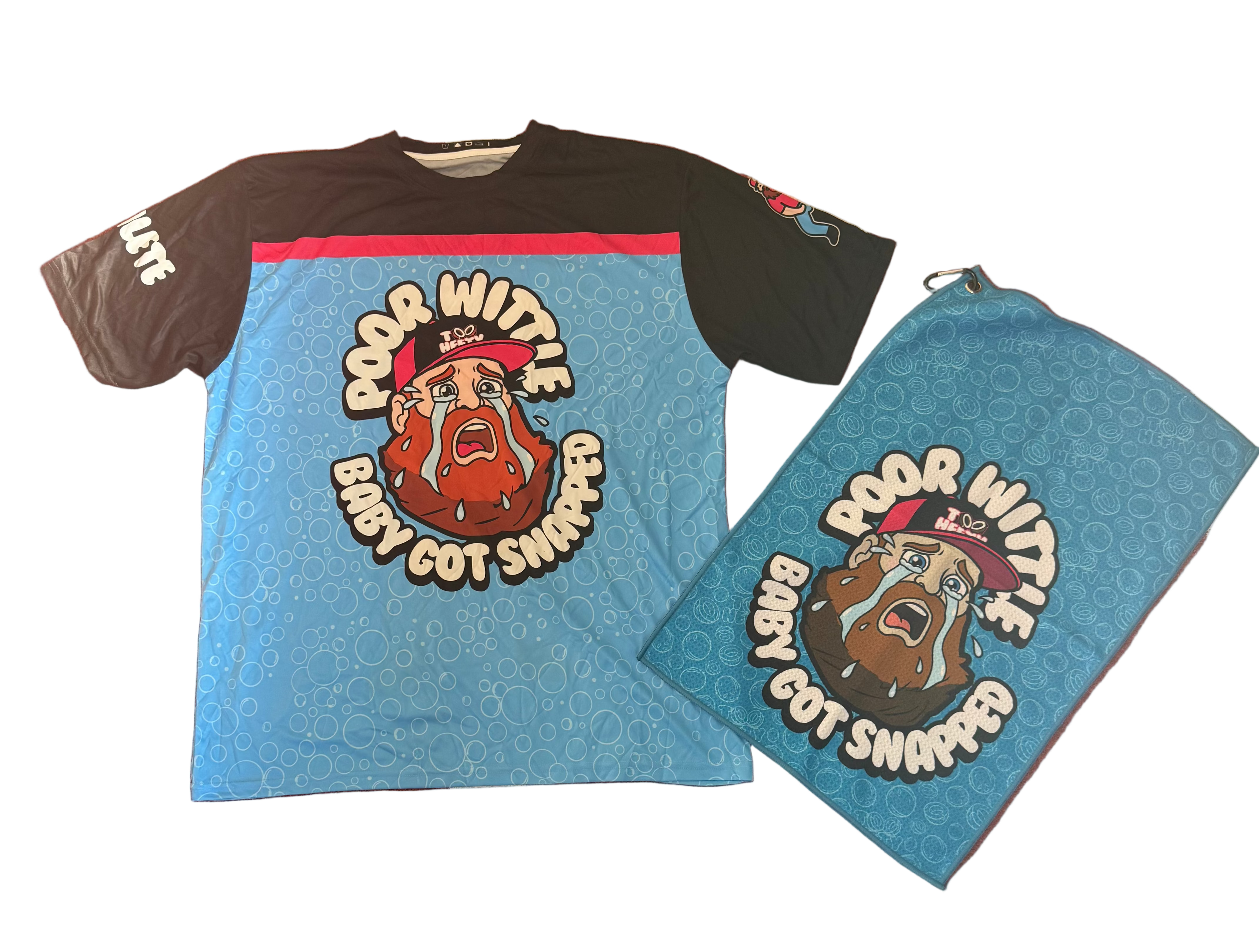 Too Hefty Whittle Baby Jersey & Towel Combo